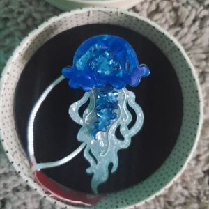 Erstwilder Slipping Under Jellyfish Brooch